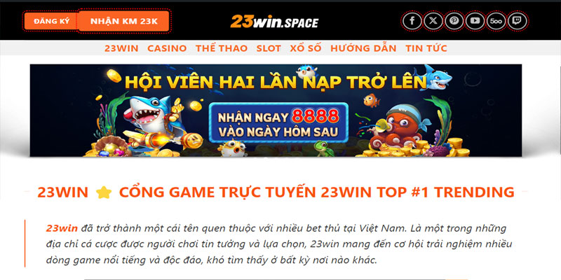 Hướng dẫn đăng ký 23win.com nhanh chỉ với vài bước